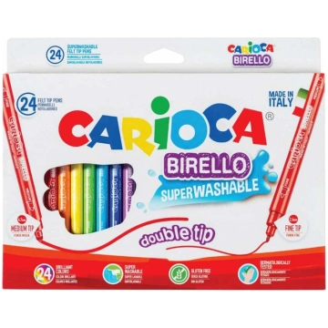 Divpusējo marķieru - flomāsteru komplekts Carioca 