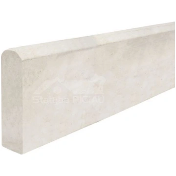 Pasēta, betona, gluda 2500x300x60mm Balts 2500x300
