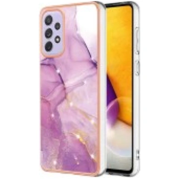 IMD Electroplating Marble Pattern TPU Phone Shell 