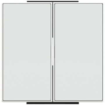 ABB Niessen 8511 BB button 1+1 white Basic Sky Nie