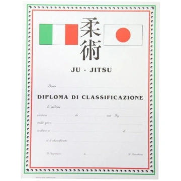 Diploma Jujitsu Classificazione Itaki