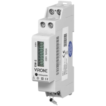 Single-phase energy indicator, 40A, impulse Ornoba