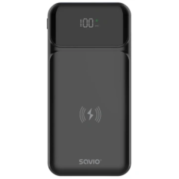Enerģijas krātuve SAVIO POWER BANK wireless10000mA
