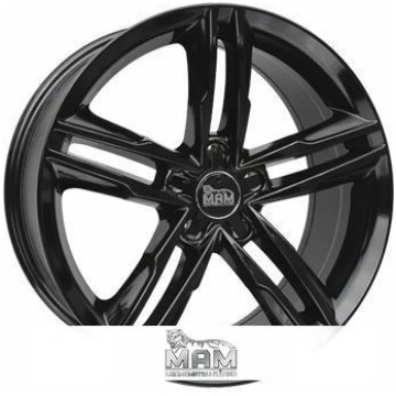 MAM A1 (Melns) 8x18 ET44 5x112 66.5