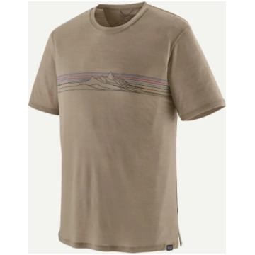 M"s Cap Cool Merino Blend Graphic Shirt, Strata St