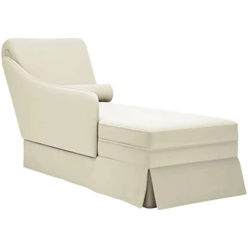 Atpūtas šezlongs VidaXL modelis 4009789, krēmkrāsa