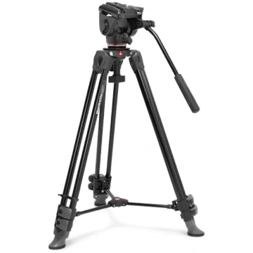 Manfrotto Video Aluminium Tripod with 500X Fluid H