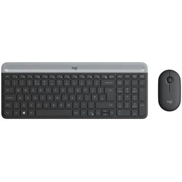 LOGITECH Wireless Keyboard+Mouse MK470 black retai