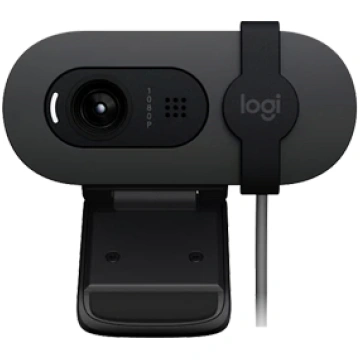 LOGITECH BRIO 100 Full HD Webcam, Black, 960-00158