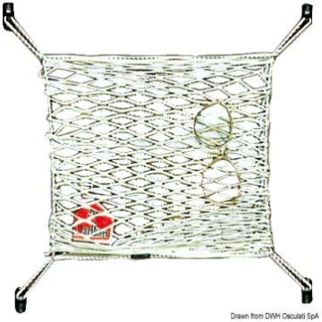 Storage elastic nylon net 400 x 200 mm (06.331.02)