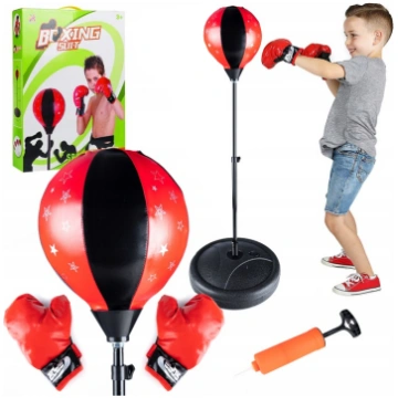 Bērnu boksa bumba + cimdi | Kids Boxing Pear + Glo