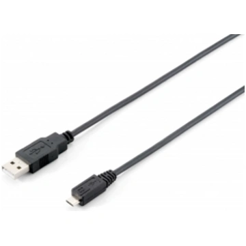 Equip USB 2.0 Type A to Micro-B Cable, 1.0m , Blac