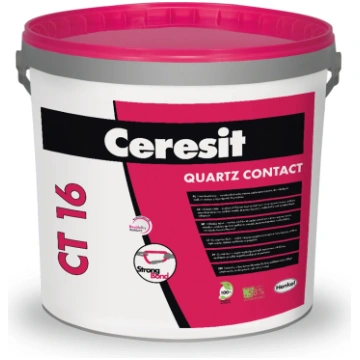 Grunts saķeres Ceresit CT 16, balta krās., 10 l