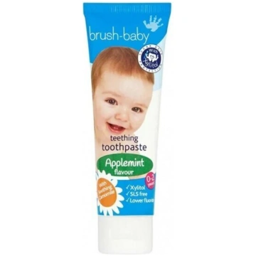 Zobu šķilšanās zobu pasta Brush-Baby, 0-2 g, 50ml 