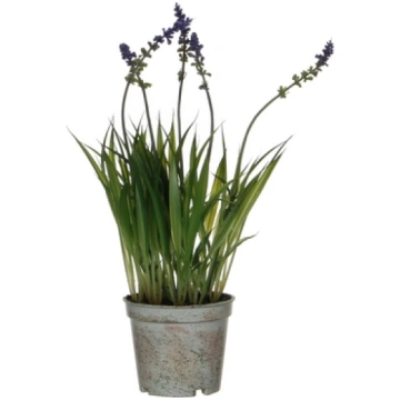 Mākslīgās lavandas podiņā H30cm violetas