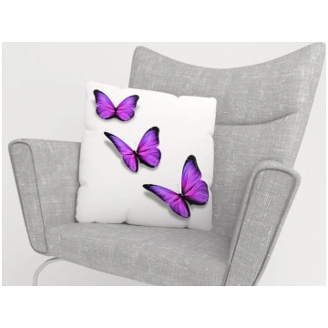Dekoratīvas spilvendrānas - Violets tauriņš - 60x6
