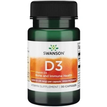 High Potency Vitamin D3 1.000 IU (25mcg) Bone and 