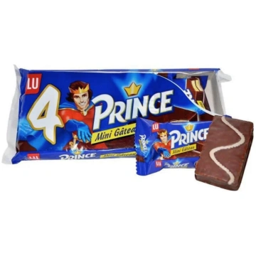Biskvīti ar krēma pildījumu LU PRINCE,120g