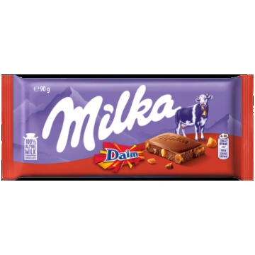 Piena šokolāde Milka Daim 90g (450-15008)