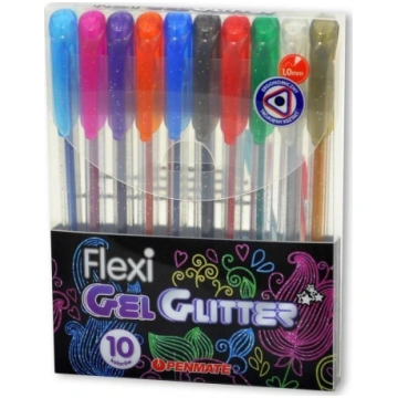 Penmate Dlugopis zelowy Flexi Abra Gel 10 kol brok