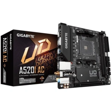 GIGABYTE A520I AC Motherboard - Supports AMD Ryzen