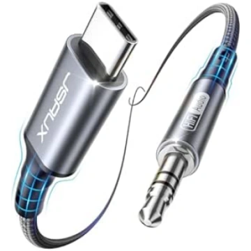 JSAUX USB C to Aux Cable 1 m, USB Type C to Jack C