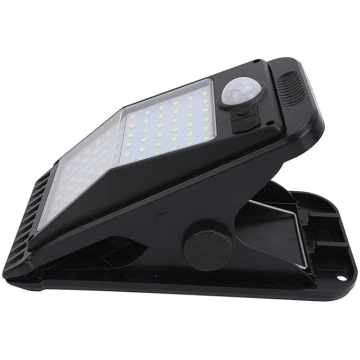 72 LED saules enerģijas lampa ar klipsi, cilvēka ķ