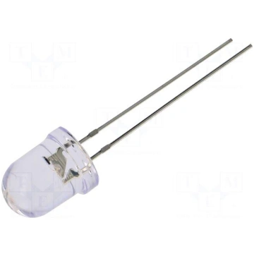 LED | pink | 8mm | 2500mcd | 30° | Front: convex |