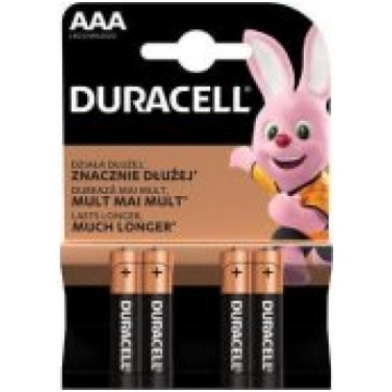 Duracell Basic AAA / R03 4 pack Baterijas DURACELL