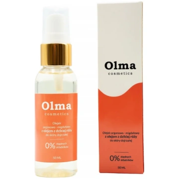 OLMA COSMETICS argona un mandeļu eļļa ar mežrozīšu