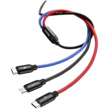 Baseus USB3w1 USB-C / Lightning / Micro 3.5A 0.3m 