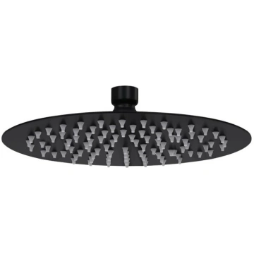 vidaXL lietus dušas galva, 20 cm, apaļa, nerūsējoš