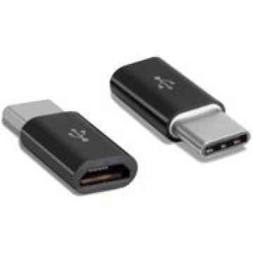 Adapteris microUSB uz microUSB type C