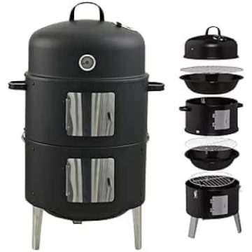 RS 400 - kūpinātājs grilēšanai, 3-in-1 kokogļu gri