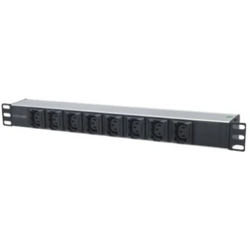 Intellinet 19" 1U Rackmount Anti-Shedding 8-Output