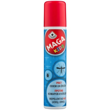 Izsmidzināms aerosols pret odiem, ērcēm, MAGA KIDS