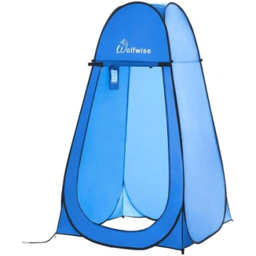 WolfWise Pop-Up dušas telts Kempings un ģērbtuve –