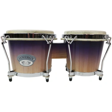 Bongo Synergy Deluxe Series Purple Fade Toca Percu