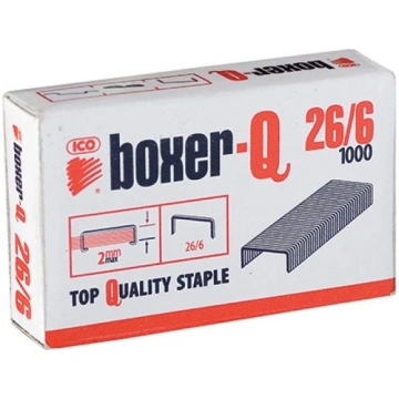 ICO Zszywki Boxer 26/6 galwanizowane 1000 sztuk (I