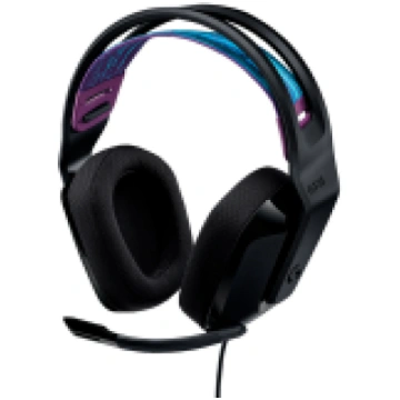LOGITECH G335 Wired Gaming Headset - BLACK - 3.5 M