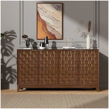 COLAMY Sideboard 150 cm Holz mit Stauraum – Modern