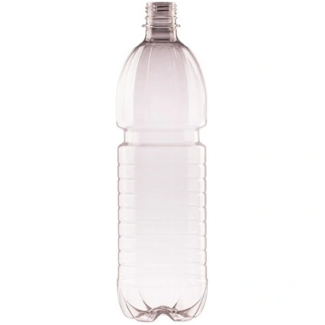 1L PET plastmasas pudele Ø28mm, caurspīdīga