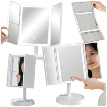 Kosmētikas spogulis LED komplekts Aurea
