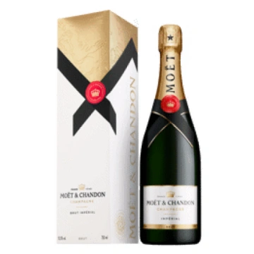 Šampanietis MOET&CHANDON BRUT kastē 12% 0,75L