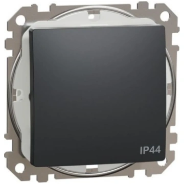 Pārslēdzis IP44 10AX, antracīts, Sedna Design Schn
