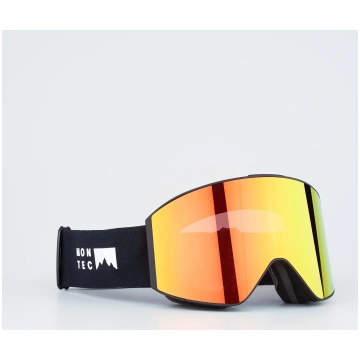 Montec Scope Ski Goggles Black/Ruby Red Mirror