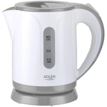 Electric kettle 0 8l AD 1371g white-gray ( AD 1371