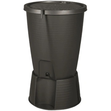 Ūdens muca Indigo Water Butt + Base 200L pelēka (2