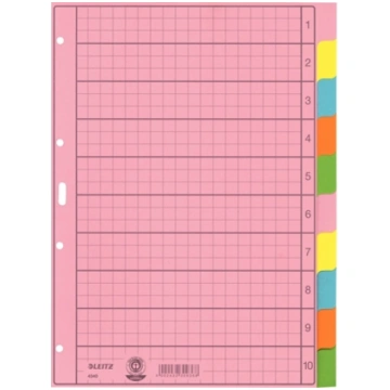 Leitz 43400000, Blank tab index, Paper, Multicolou
