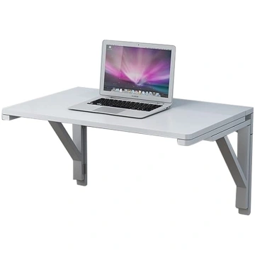 Wall Mounted Folding Table Solid Wood Floating She
